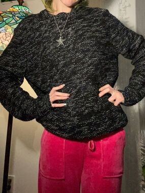 ONLY & SONS Heavy Knit Black Sweater